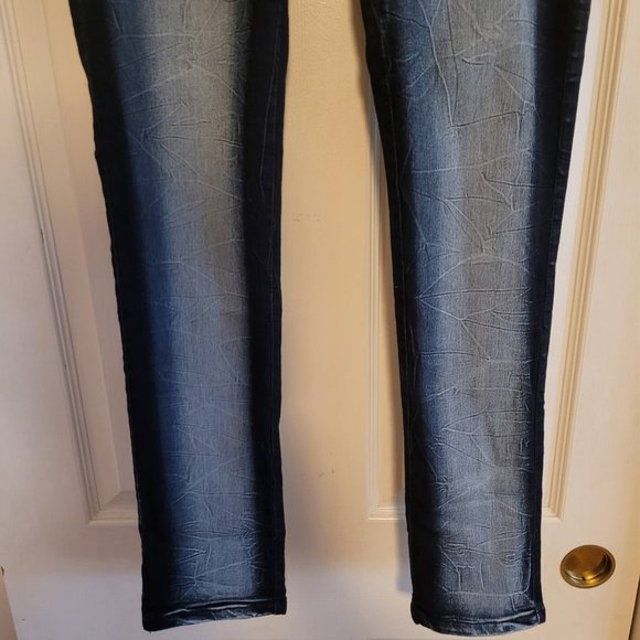 Gogo Star Skinny Jeans But Lift Black Gray Acid Wash Size 15 NWT - Picture 6 of 14
